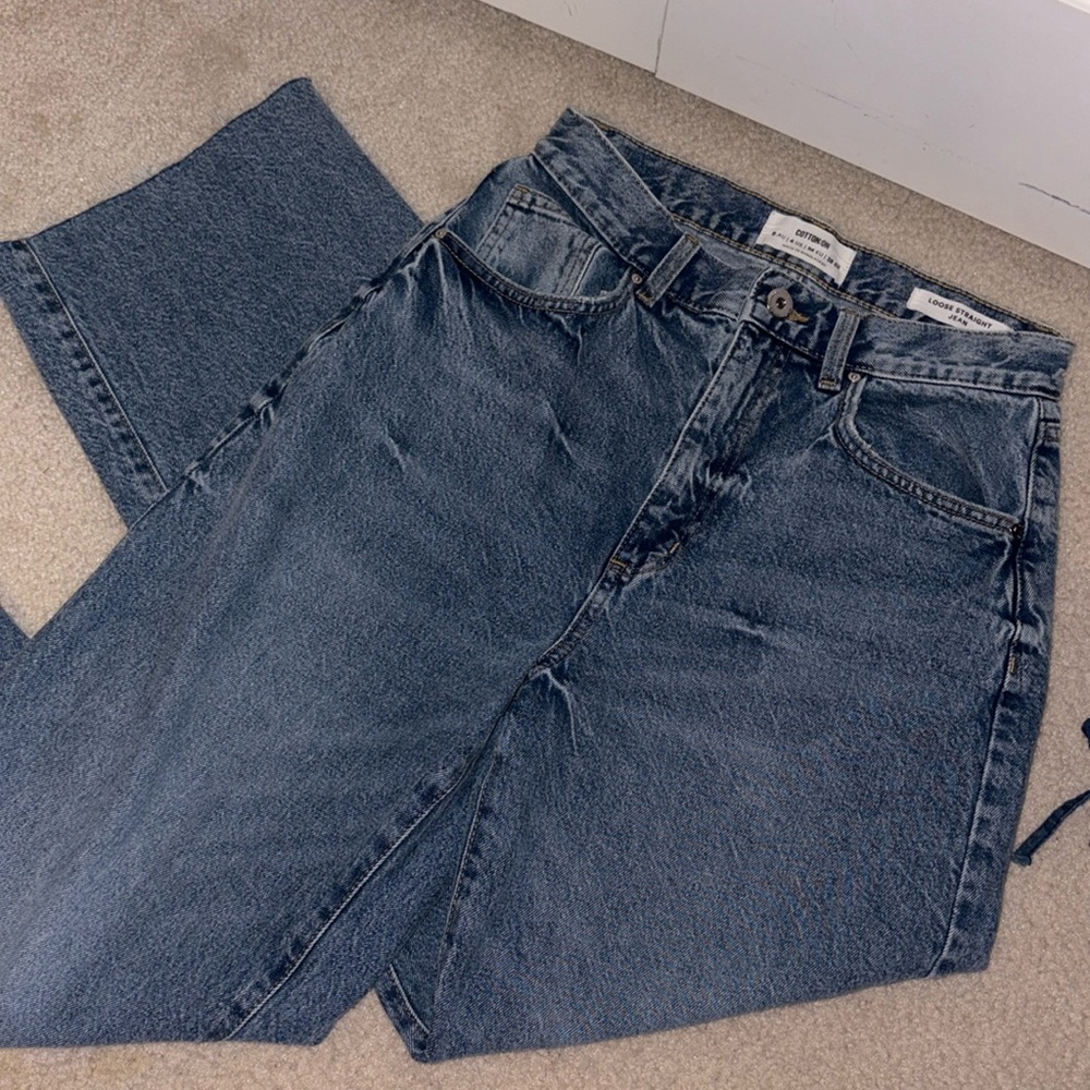 Loose straight jeans cotton on